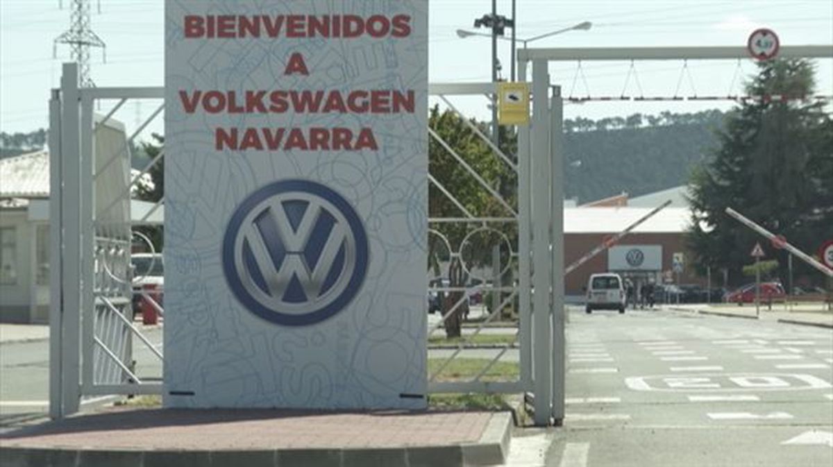 Nafarroako Volkswagen lantegia. Artxiboko argazkia: EFE