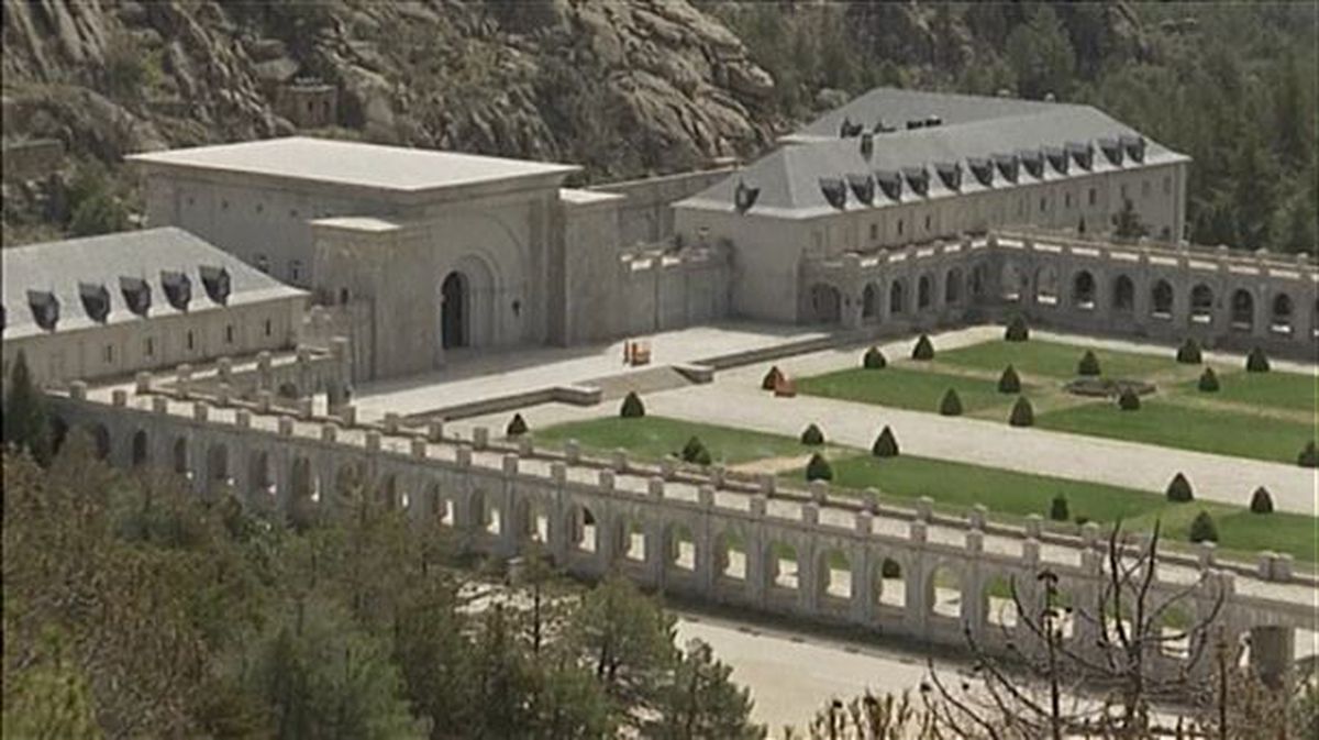 Vista general del monumento del Valle de los Caídos, donde está enterrado actualmente Franco. EiTB