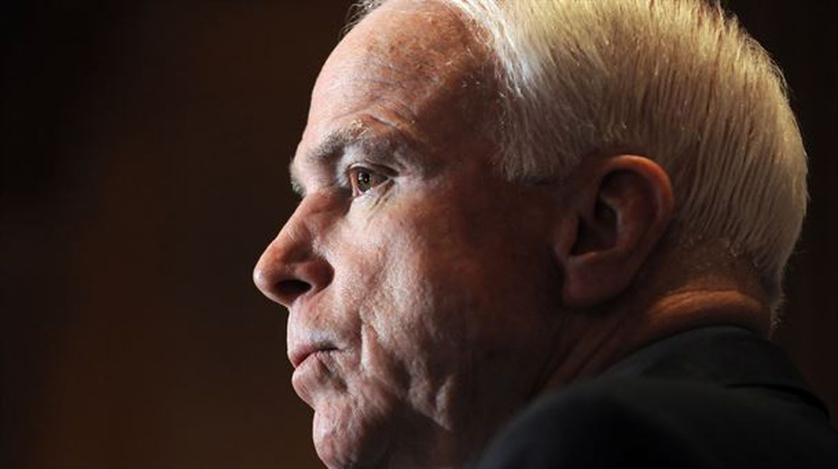 John McCain senatari errepublikanoa. Artxiboko irudia: EFE