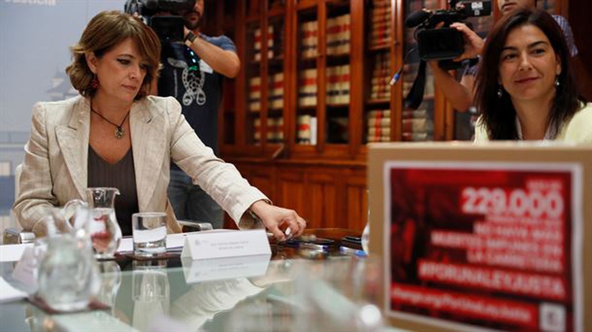 Dolores Delgado Justizia ministroa. EFE