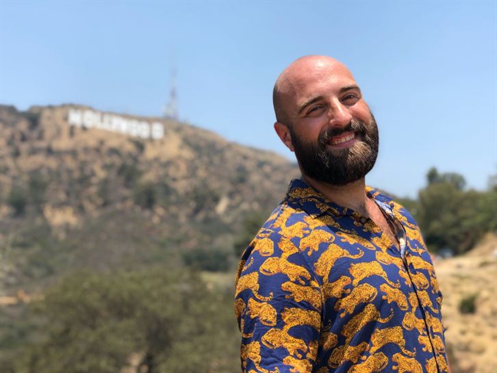 Nuestro reportero Pedro Mardones lo pasó genial con los vascos que viven en Los Ángels.