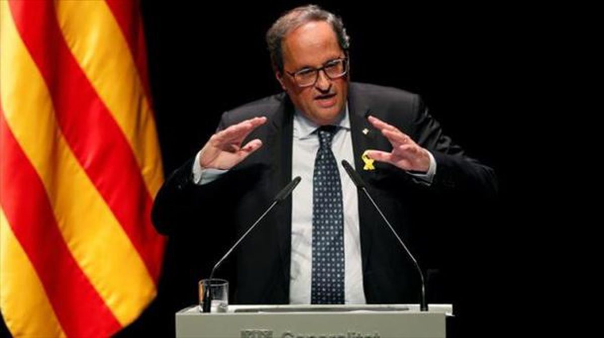 El presidente de la Generalitat, Quim Torra. Foto: EFE