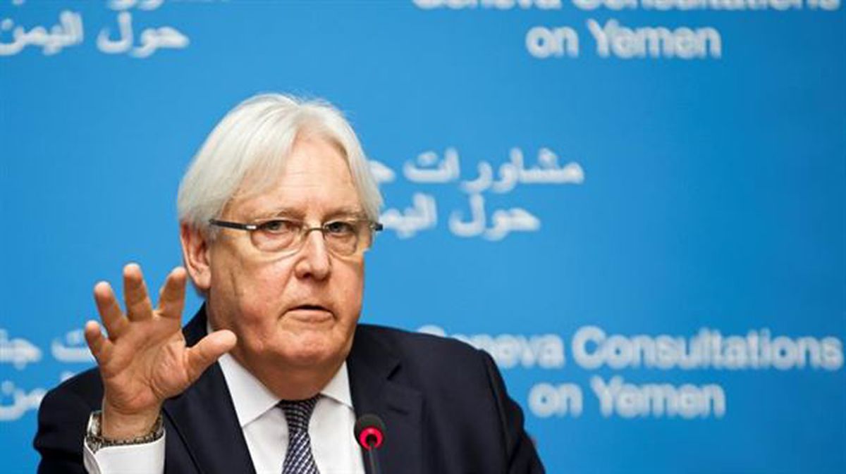 El enviado especial de la ONU para Yemen, Martin Griffiths. Foto: EFE