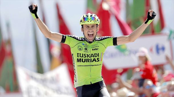 Oscar Rodriguezek Vueltako etapa bat irabazi du. efe