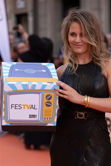 Presentación de 'La Víctima Número 8' en FesTVal 2018. (Foto: EiTB)