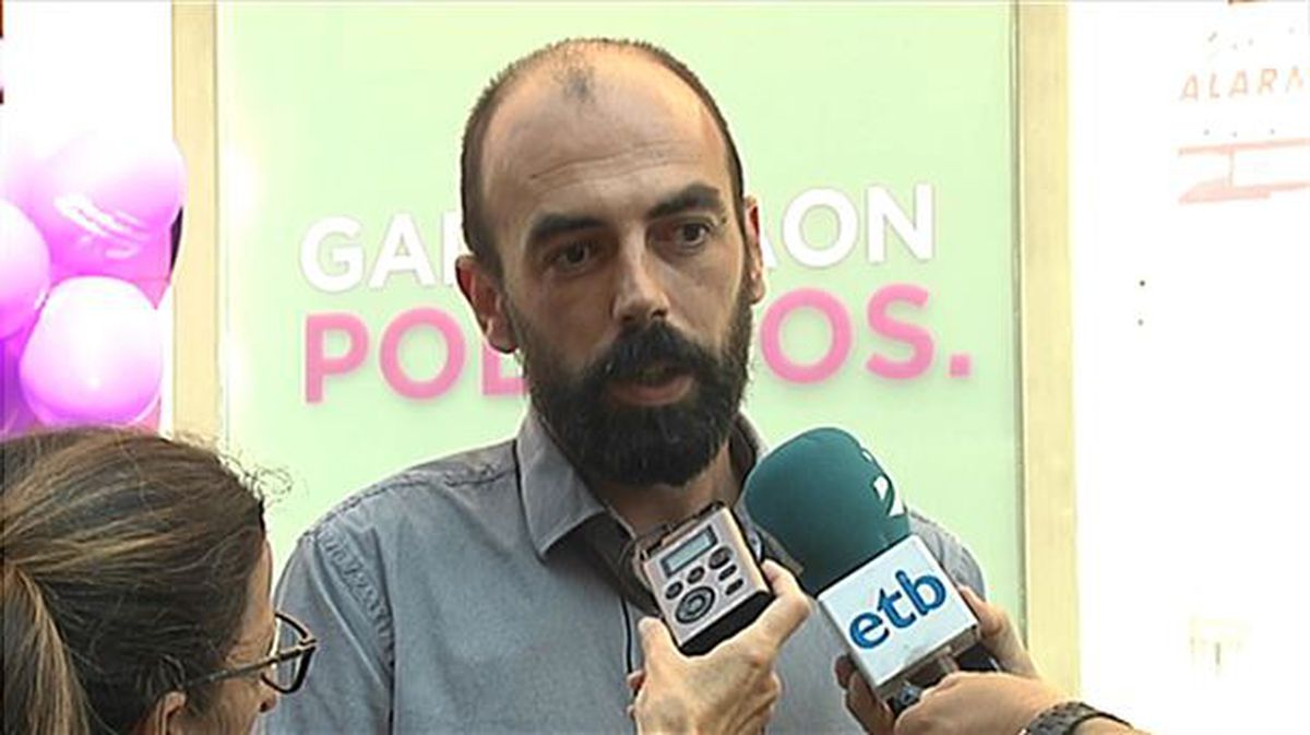 Yahcov Ruiz, secretario de Organización de Podemos Euskadi / EITB.
