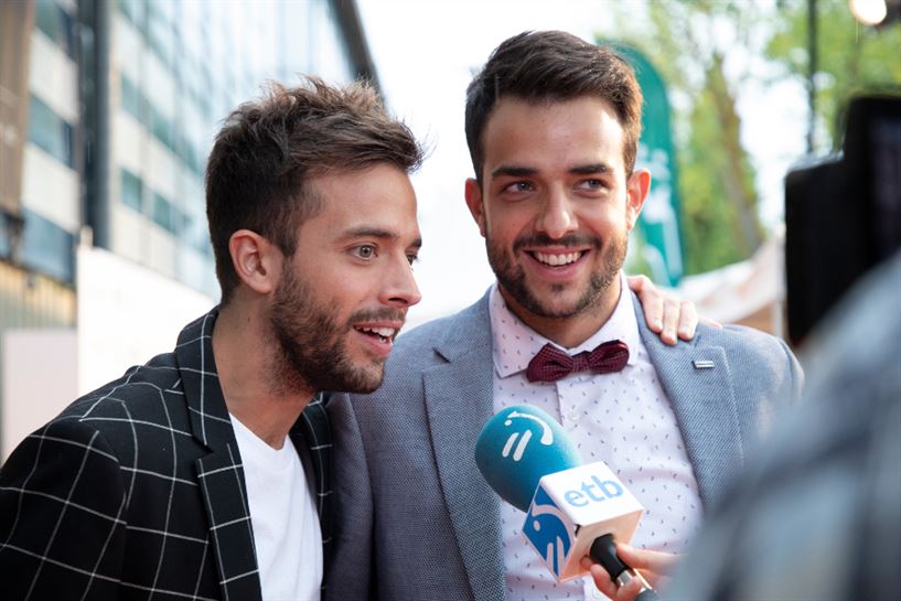 Julen eta Antton Telleria, 'Gure Kasa' saioaren aurkezleak.