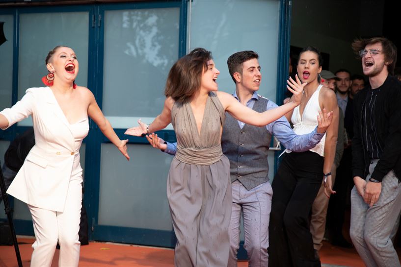 'Go!azen' telesaileko aktoreak.