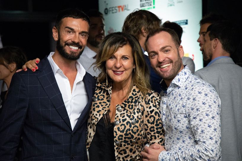 Gorka García, Maribel Salas eta Iñaki Elorza.