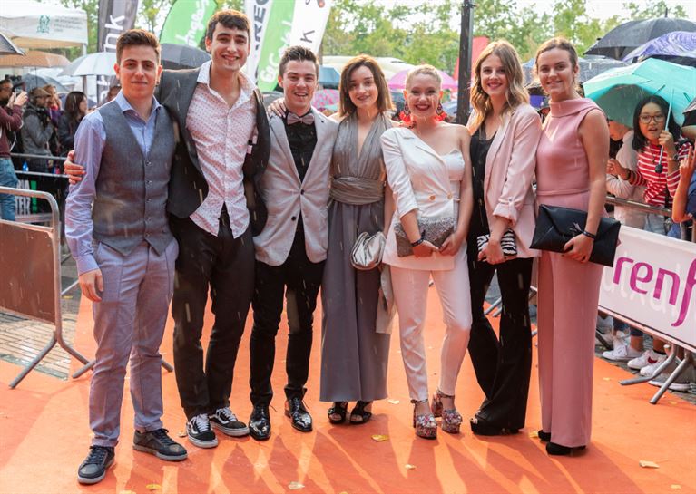 'Go!azen' telesaileko aktoreak.