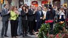 Comienza la Diada con la ofrenda floral al monumento del Rafael Casanova