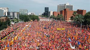 Horrela igaro da Katalunian 2018ko Diadaren eguna