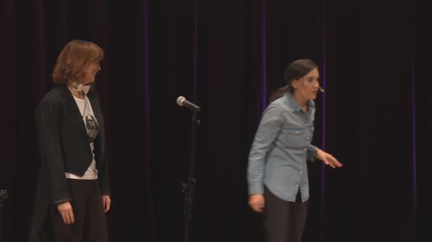 Gemma Del Caño y Marián García: 