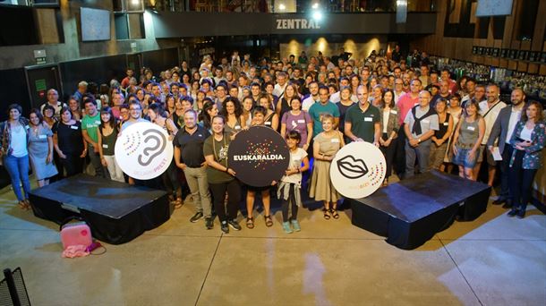 Acto de presentación de Euskaraldia en Navarra.