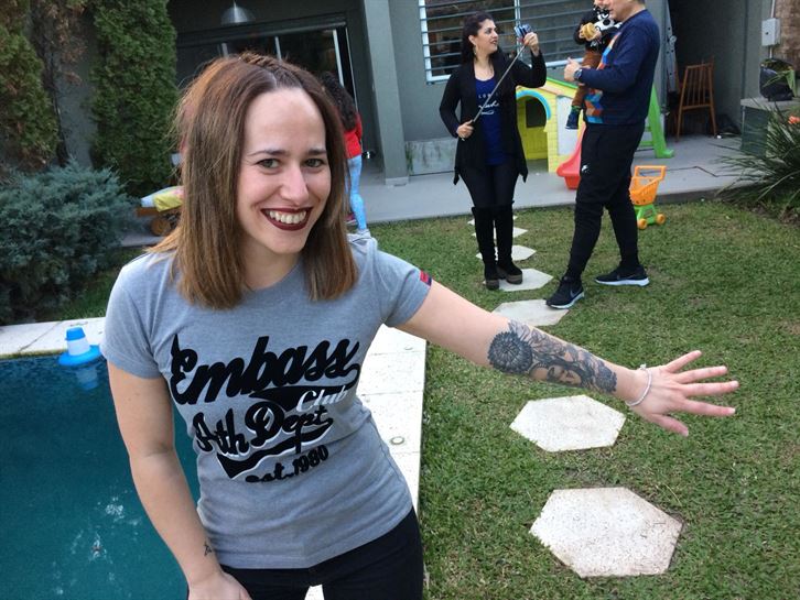 Itxaso decidió instalarse en Buenos AIres hacecuatro años junto a su marido argentino