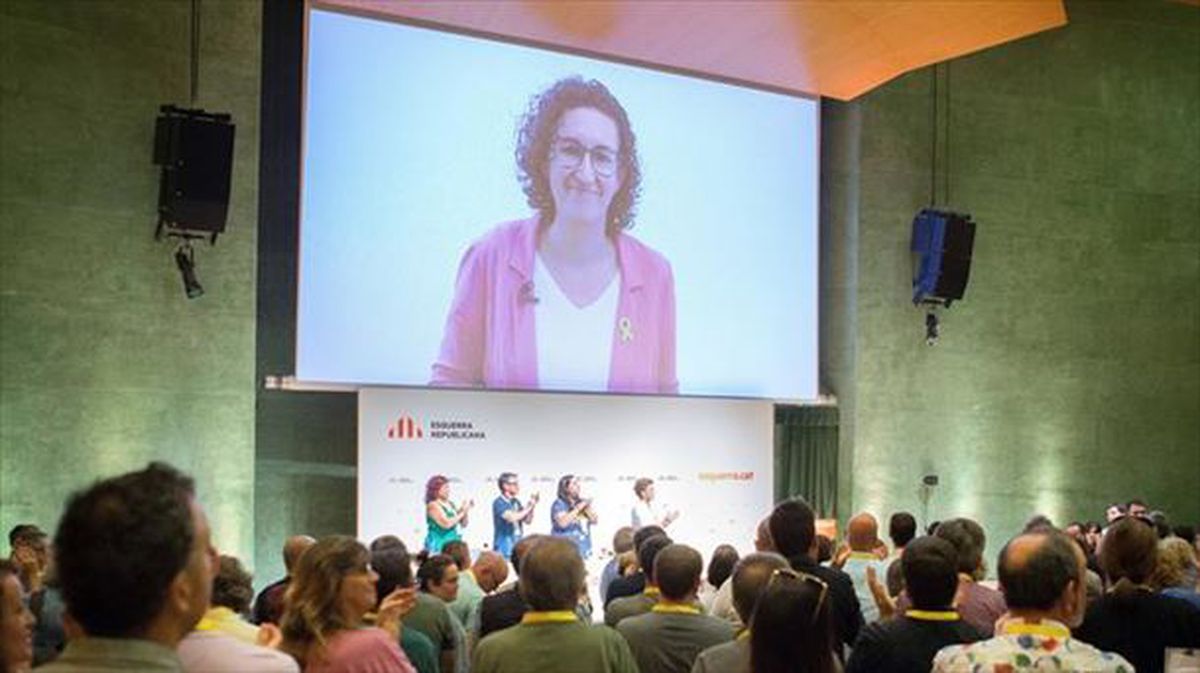 Marta Rovira en el consejo nacional de ERC. Foto: Efe