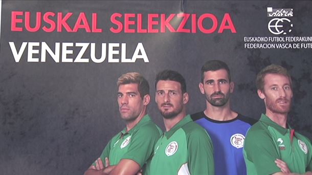 Cartel del partido que jugará Euskal Selekzioa contra Venezuela