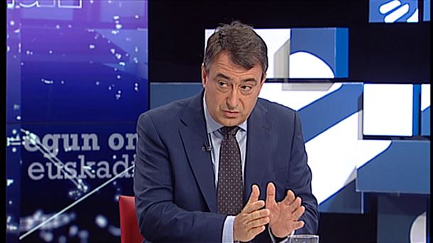 Aitor Esteban, "Egun On Euskadi" saioan. (Argazkia: EiTB)