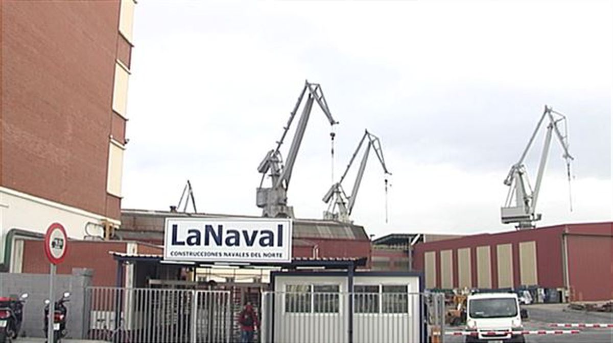 Muelle del astillero de La Naval. Foto: eitb.eus.