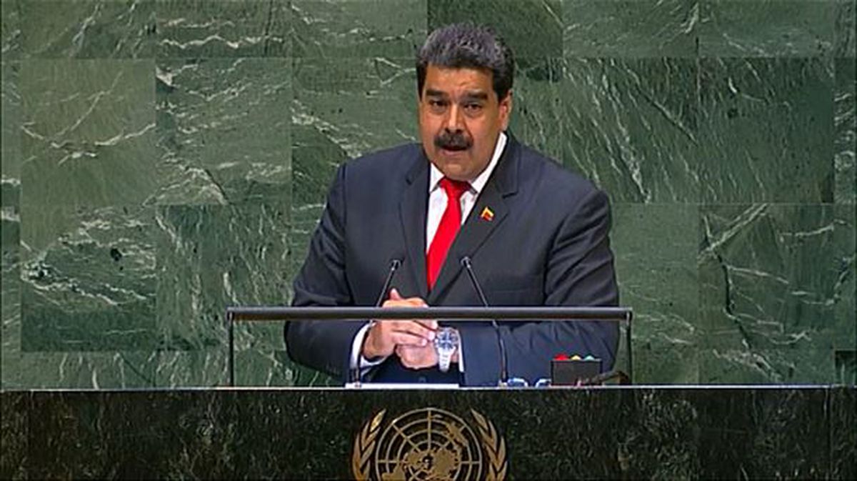 Nicolas Maduro NBEen egoitzan irailean.