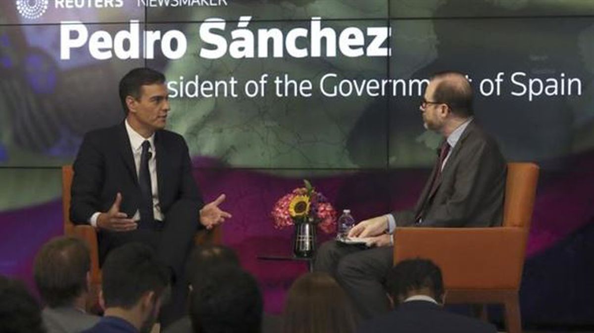 Pedro Sanchez Espainiako Gobernuko presidentea New Yorken. Argazkia: EFE