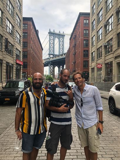 Con Txemi en el barrio de Williamsburg