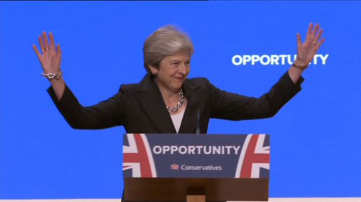 Theresa May lehen ministro britainiarra. Argazkia: EFE