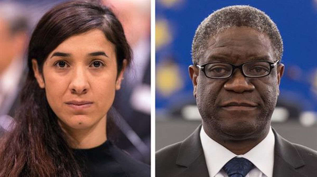 Denis Mukwegek eta Nadia Muradek jaso dute Bakearen Nobel saria