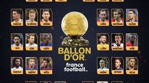 Ya se conocen los 30 candidatos a ganar el Balón de Oro 2018
