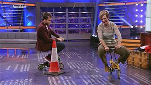 Zer egiten dute Leire Olaberriak eta Julen Telleriak bizikleta ñimiñoetan?