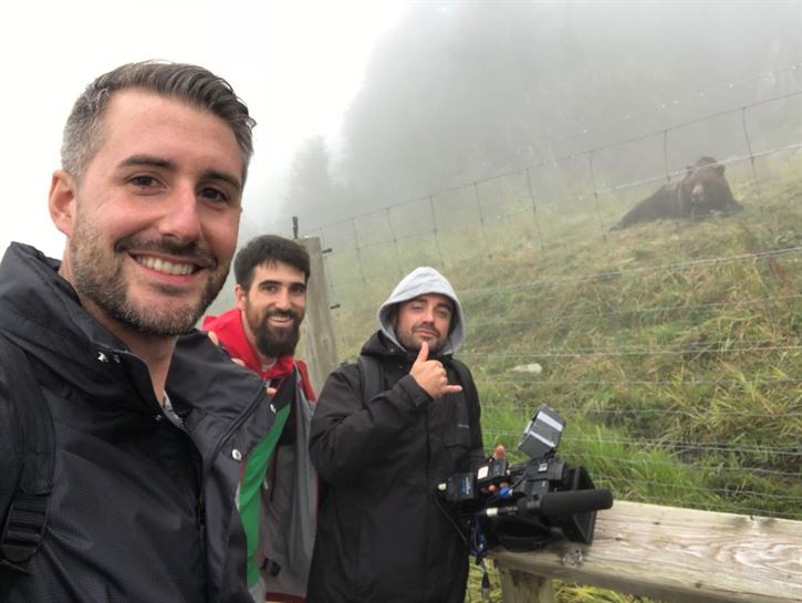 En Grouse Mountain con David, de Salinas de Ibargoiti