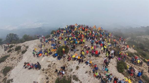 La cima de Roca Corbatera. Foto: Cims per la llibertat