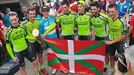 Celebración del Euskadi Murias tras ganar su primera vuelta del World Tour