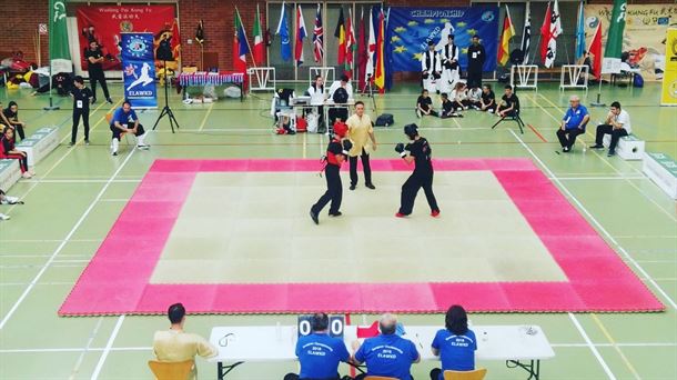 Campeonato de artes marciales chinas en el Centro Cívico Judizmendi