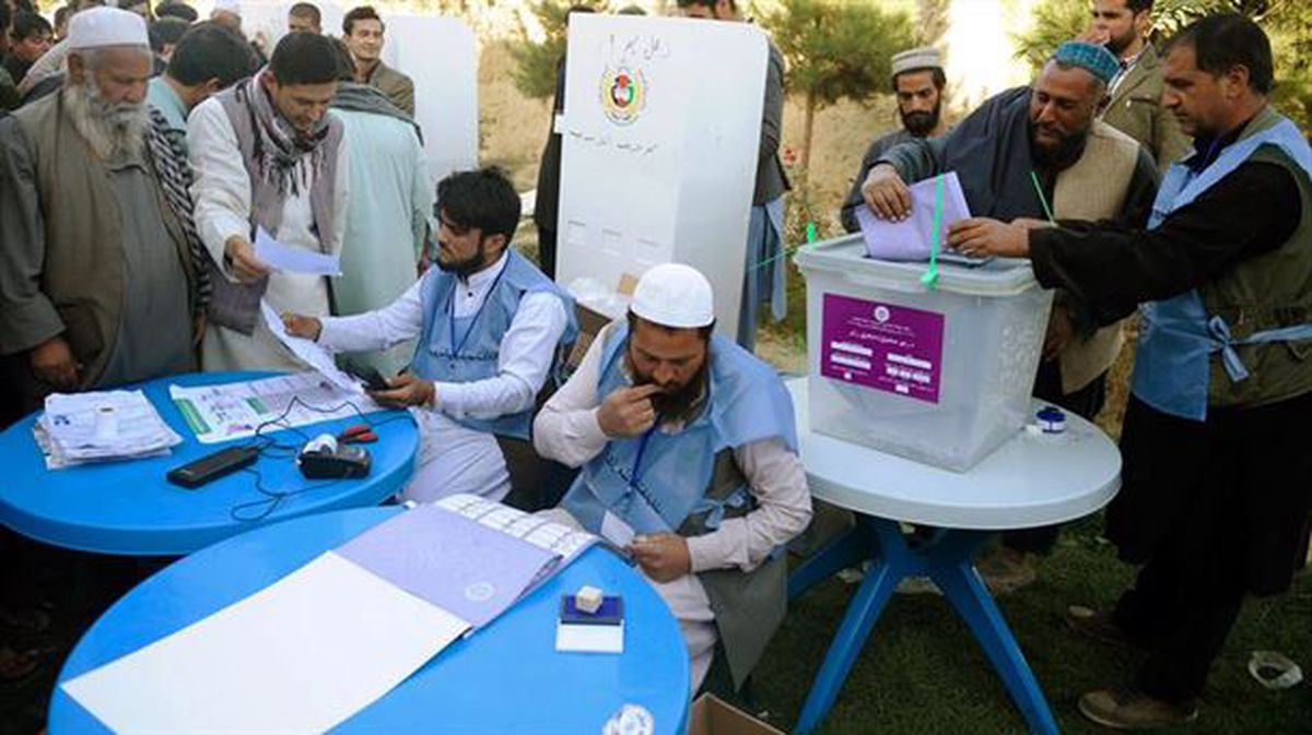 Hauteskunde parlamentarioak egin dituzte Afganistanen, urriaren 20an. Irudia: EFE 