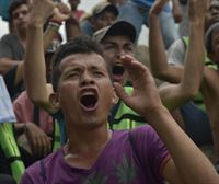 Miles de hondureños, retenidos en Guatemala, en su huida hacia los EE. UU.