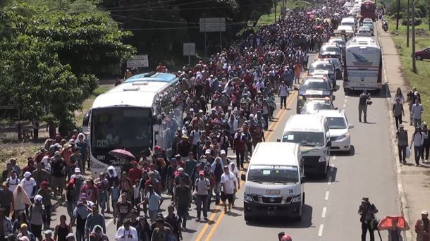 Trump dice que desplegar al Ej rcito para parar la caravana de hondure os