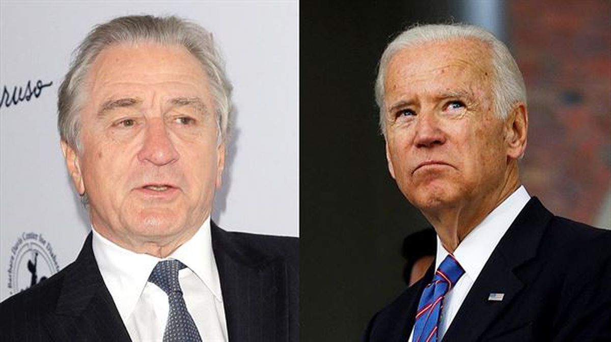 Robert de Niro y Joe Biden. Foto: EFE.