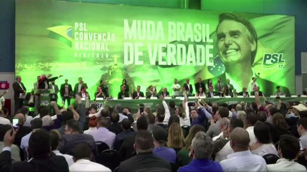 Jair Bolsonaro hautagaia. Argazkia: EFE