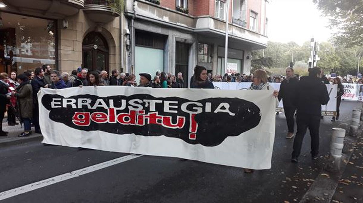 Erraustegiaren kontrako manifestazioa / Argazkia: Euskadi Irratia.