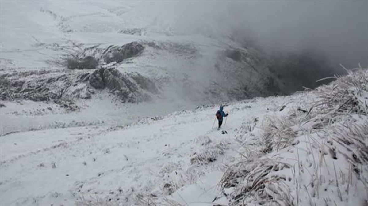 Nieve en Aralar