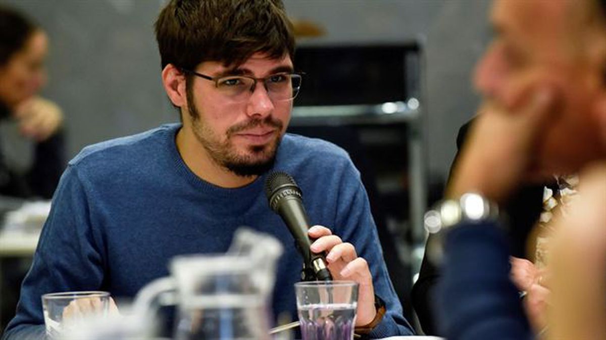 Lander Martínez, hoy, en Bilbao. Foto: EFE. 