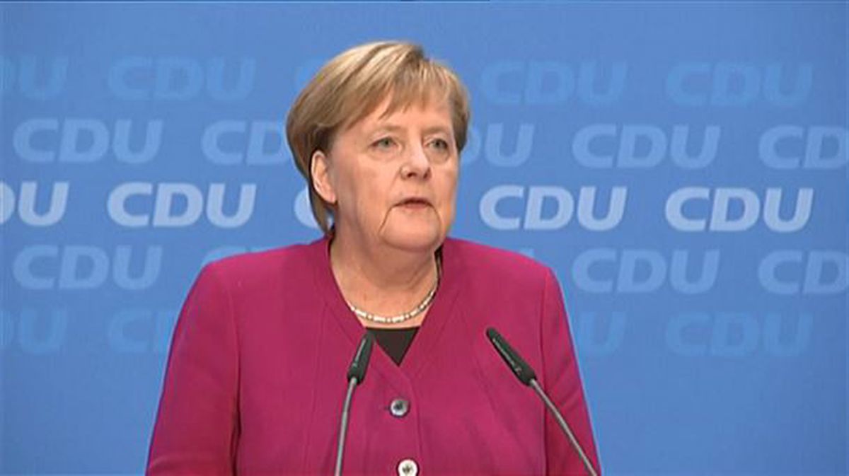 Merkel ez da berriro kantziler izateko aurkeztuko. Argazkia: EFE