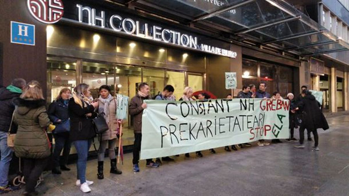 Protesta en Bilbao. Foto: ELA