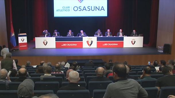 Asamblea General Ordinaria de Osasuna. Foto: EiTB