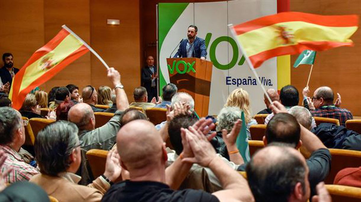 Acto de Vox en Bilbao / EFE.