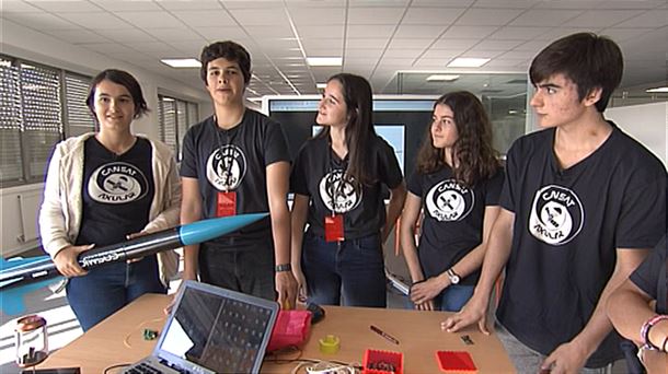 Satélite en lata: alumnos de Axular Lizeoa aceptan el reto