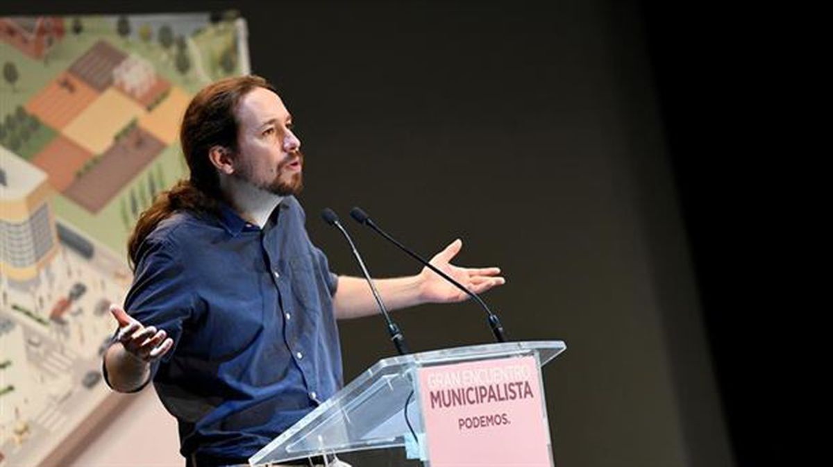 El secretario general de Unidos Podemos, Pablo Iglesias. Foto: EFE