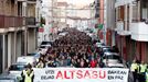 Manifestazioa egin dute Altsasun, 'Utzi Altsasu bakean' lelopean