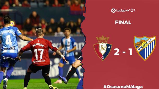 Osasuna - Málaga (2-1). Foto: @CAOsasuna 